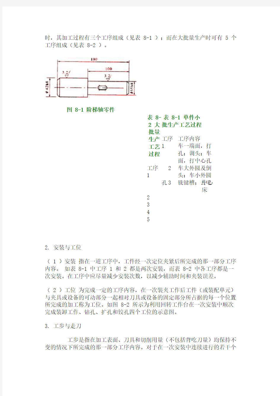 机械加工概述