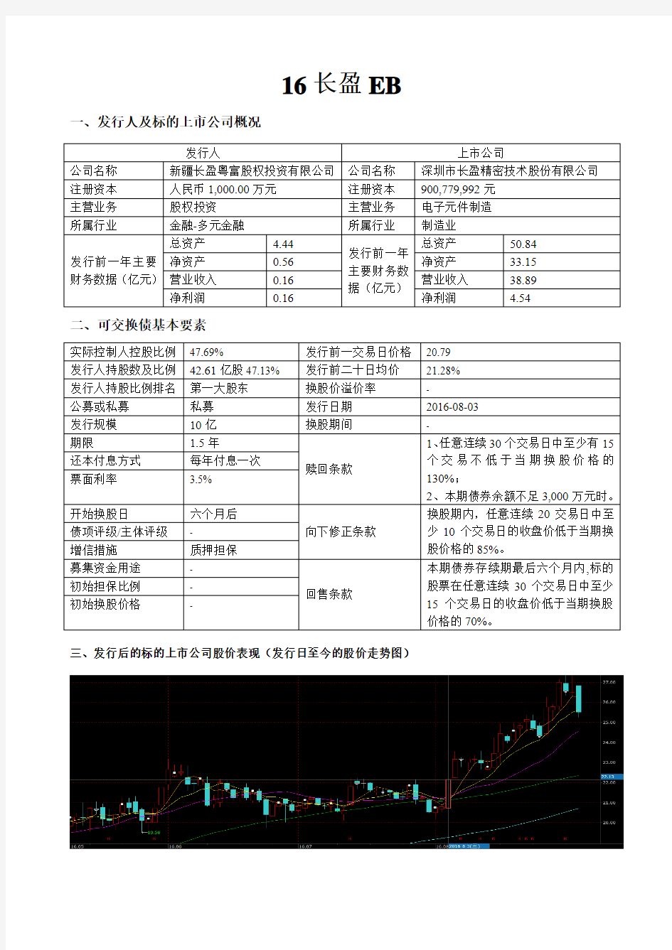 可交换债案例债评模板 (2)