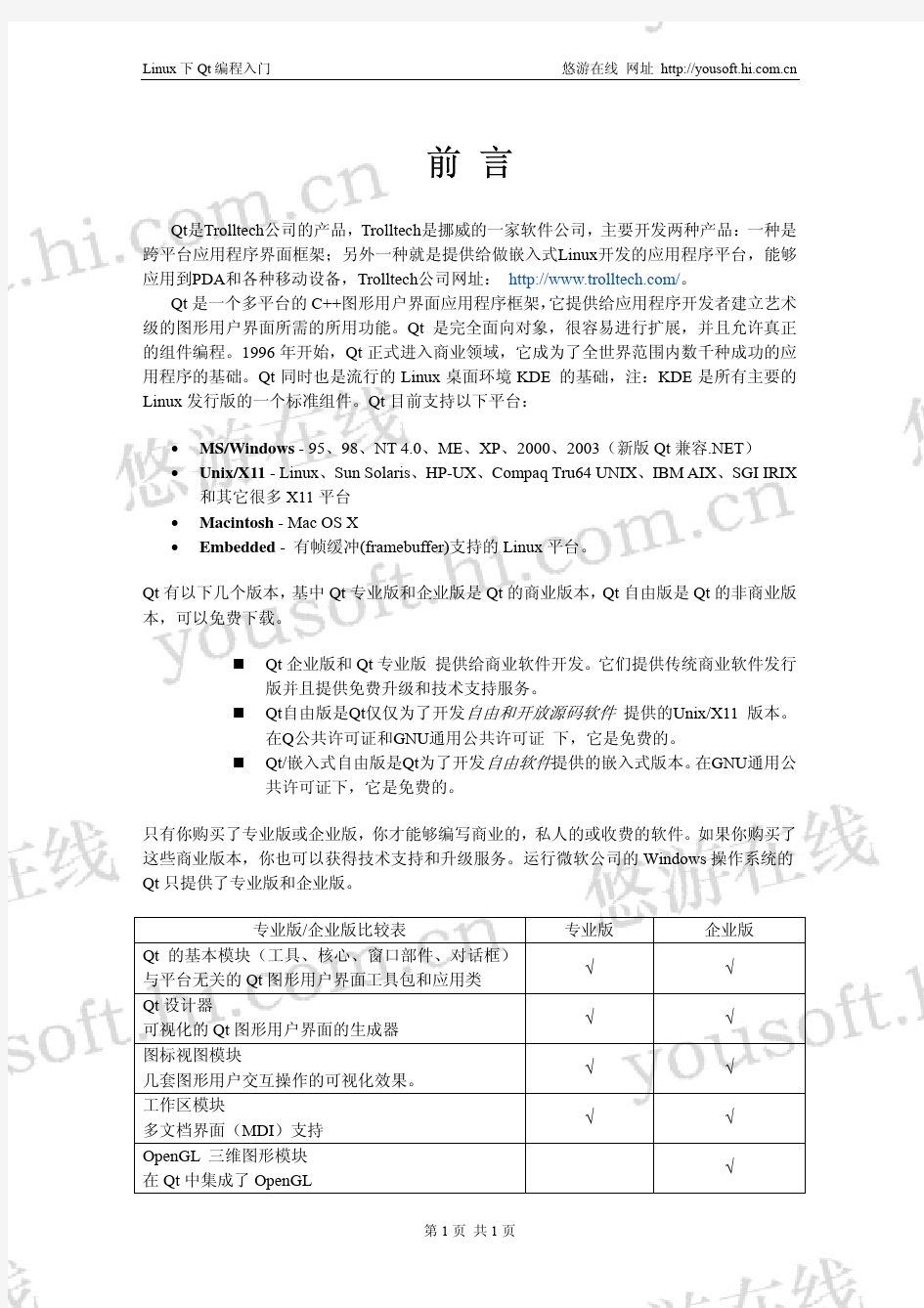 Linux下Qt编程入门