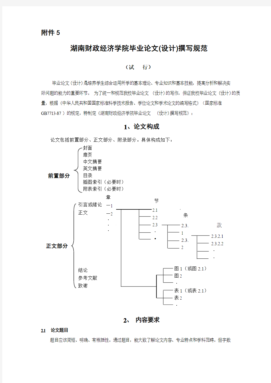 1论文(设计)撰写规范