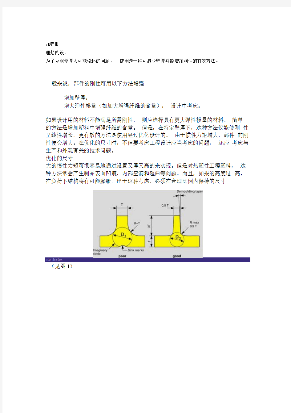 结构设计原则之加强筋