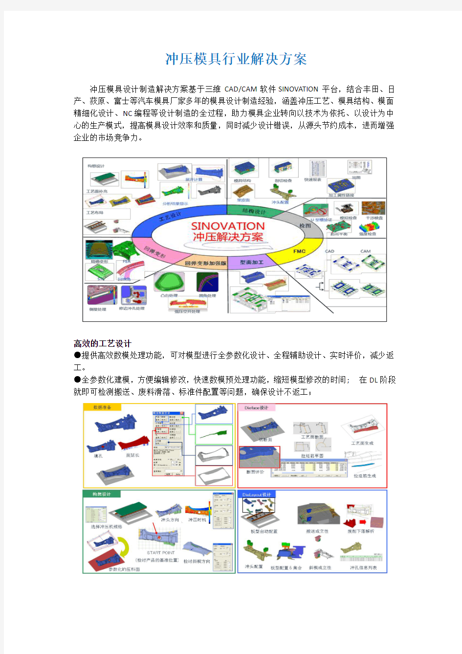 冲压模具行业解决方案