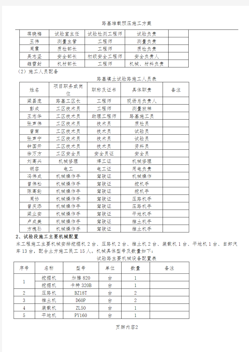 路基填土试验段施工方案