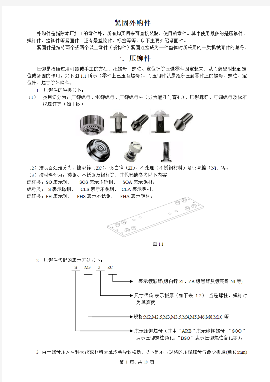 紧固件培训教材资料