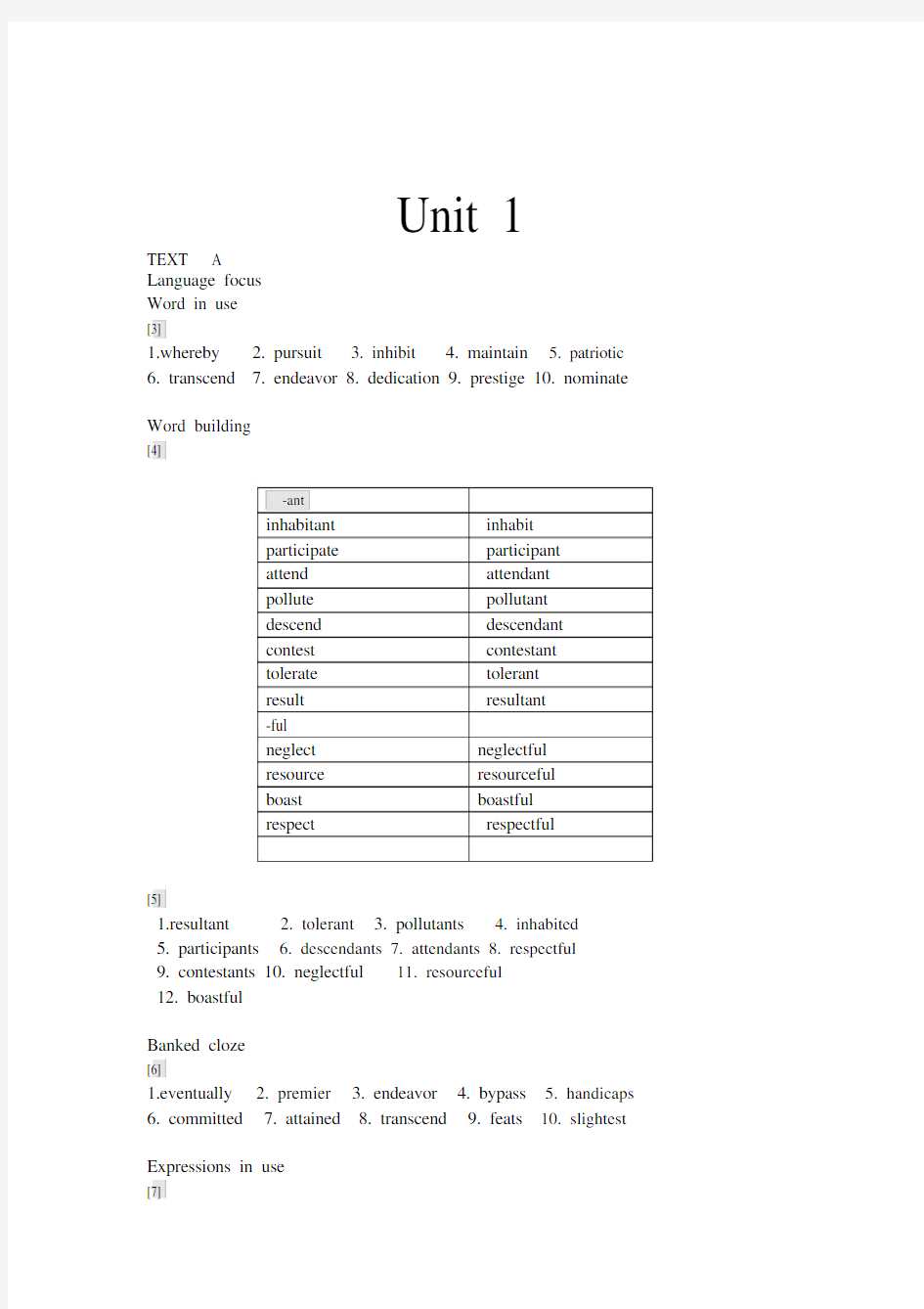 (完整)新视野大学英语读写教程3(第三版)课后答案完整版.doc