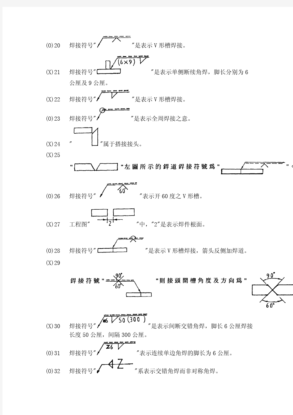 焊接符号大全最全易理解