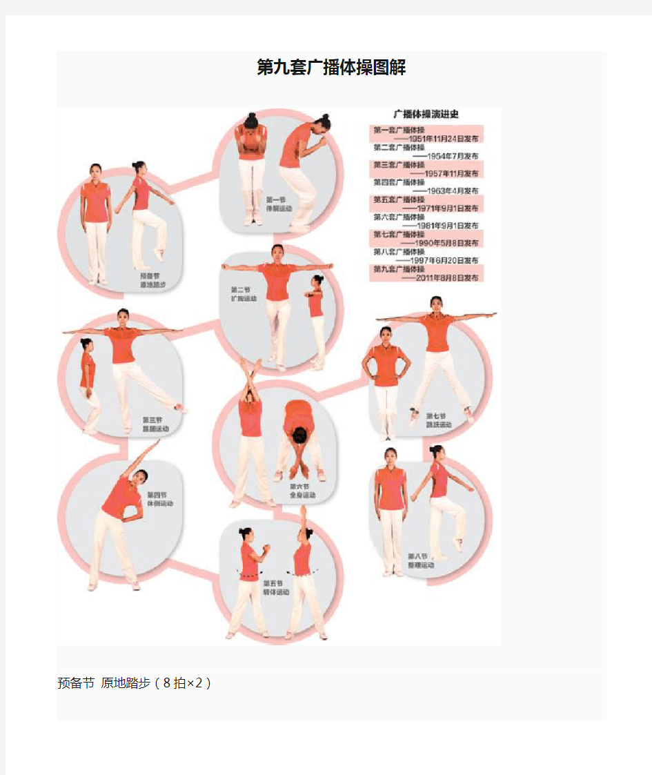 第九套广播体操图解