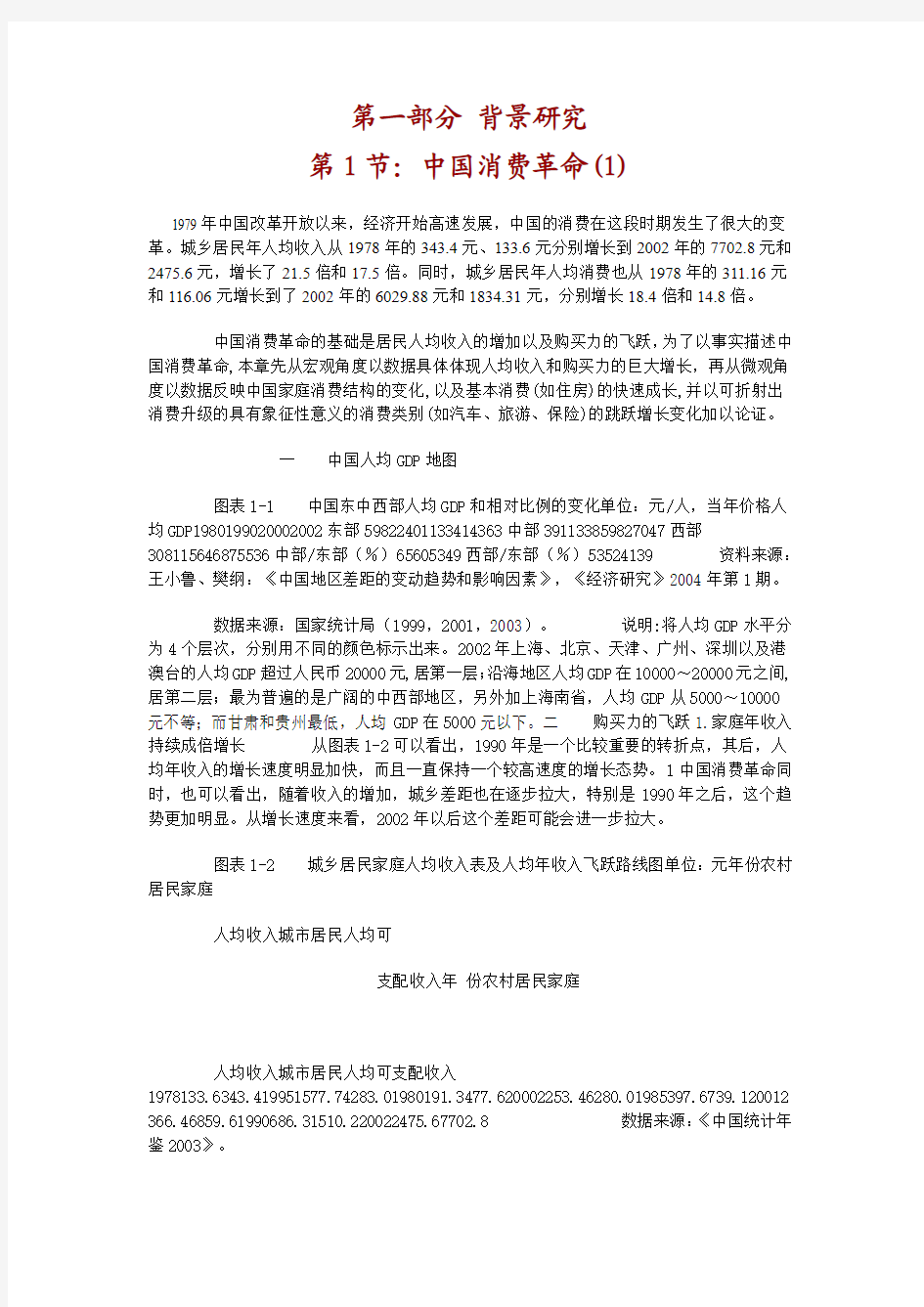 中国消费者行为研究报告