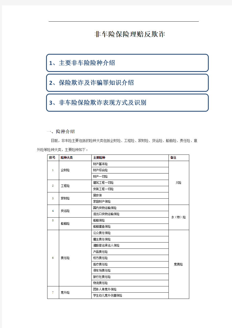 非车险保险理赔反欺诈