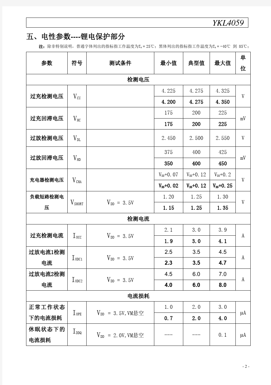 YKL4059-(单节锂电池充电管理带锂电保护复合芯片)