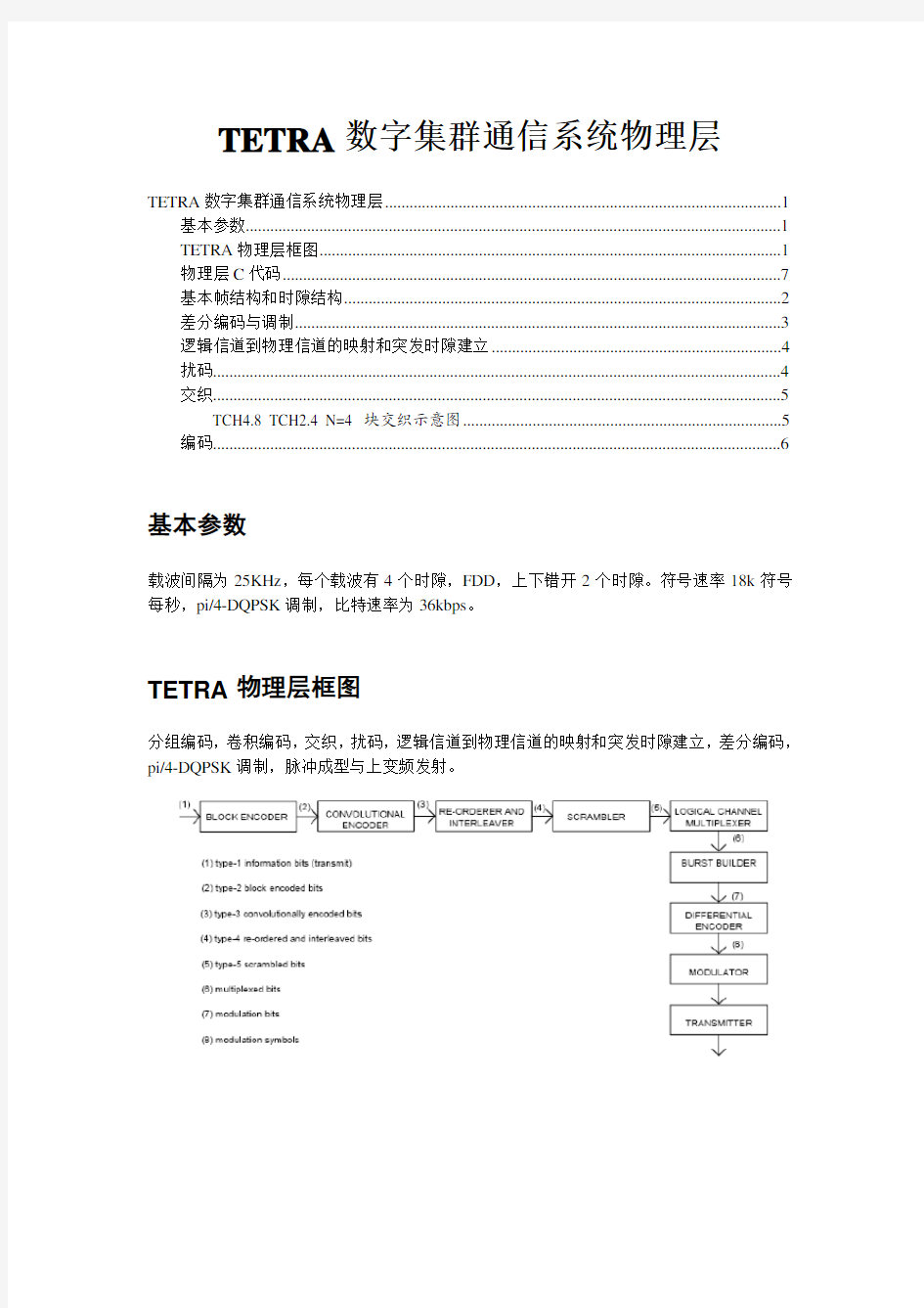 TETRA数字集群通信系统