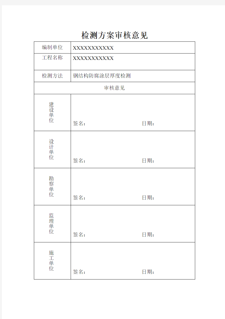 钢结构防腐涂层现场检测方案(20140316)