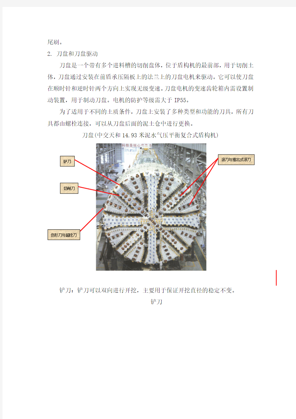 盾构机构造及工作原理简介