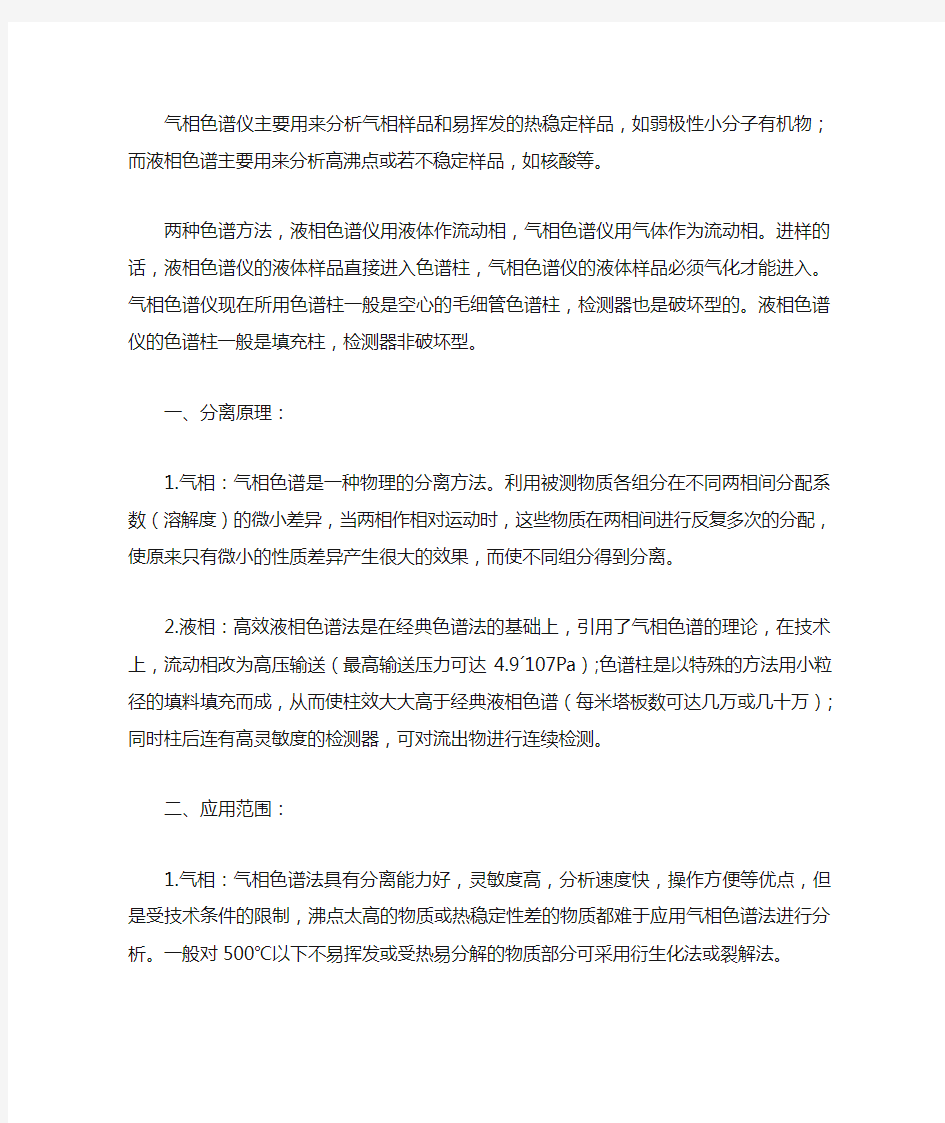 气相与液相的区别