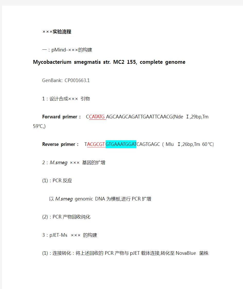 含目的基因的表达载体构建流程