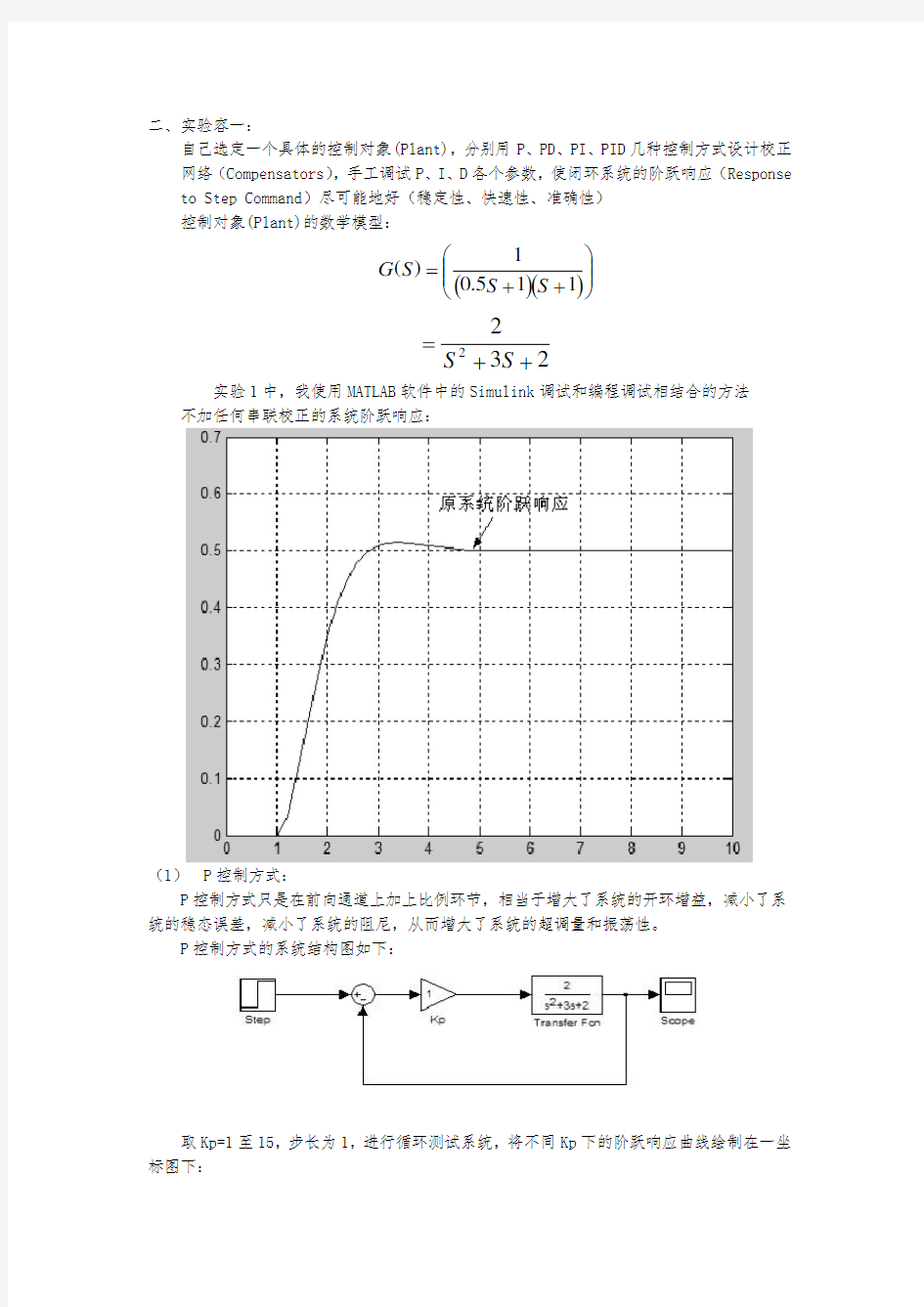 PID控制器设计说明