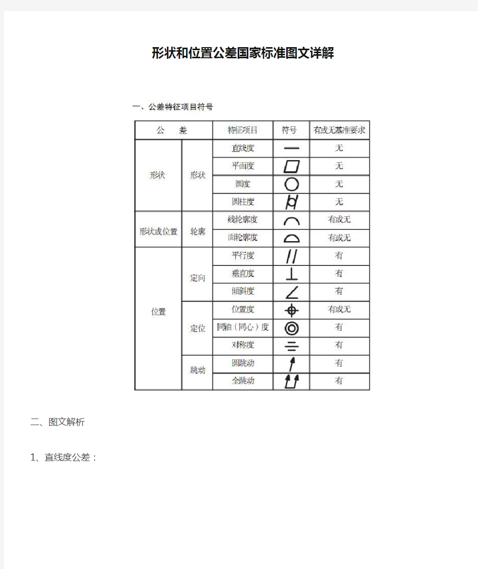 形状和位置公差国家标准图文详解