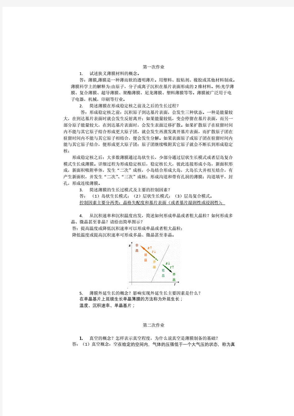 薄膜物理与技术2020年最新题库.pdf