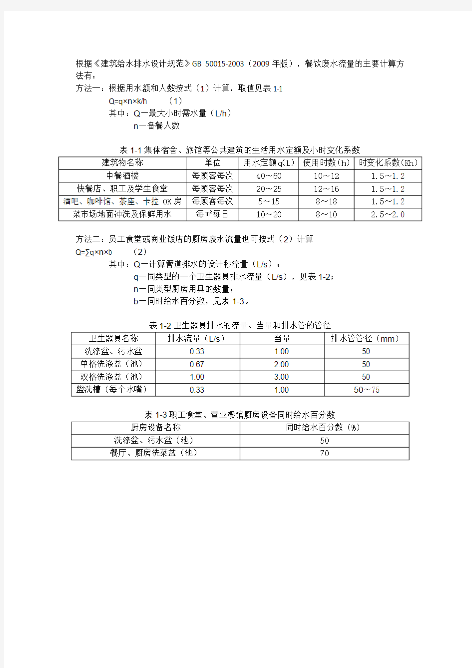 隔油池设计选型