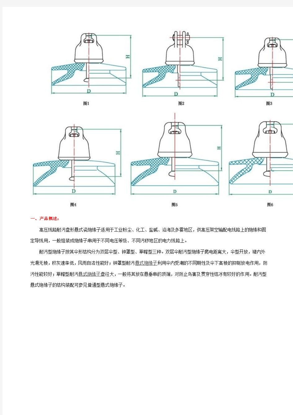 防污型盘形悬式瓷绝缘子