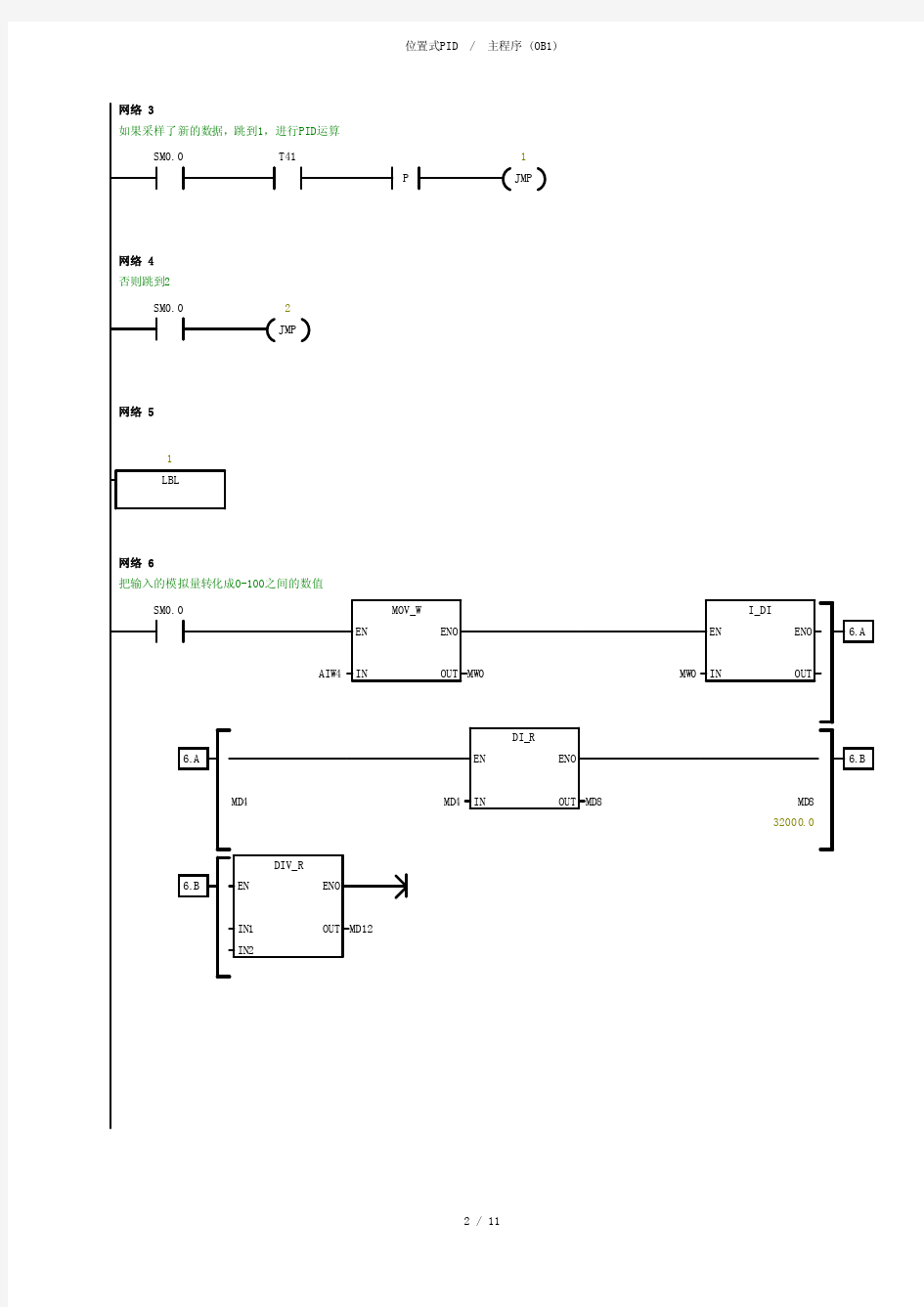 PLC 自编程PID