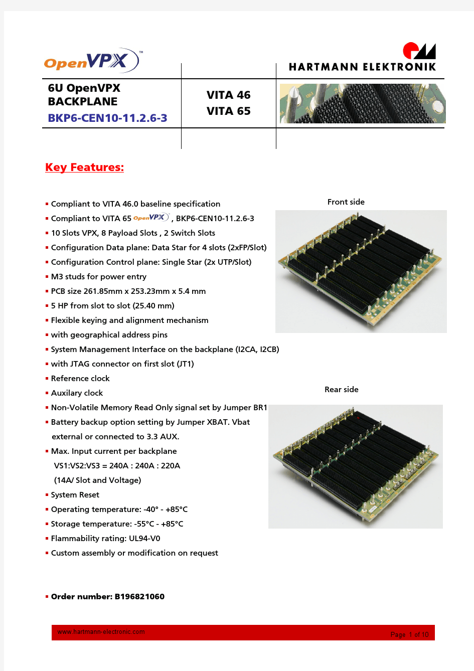 Open VPX VITA65