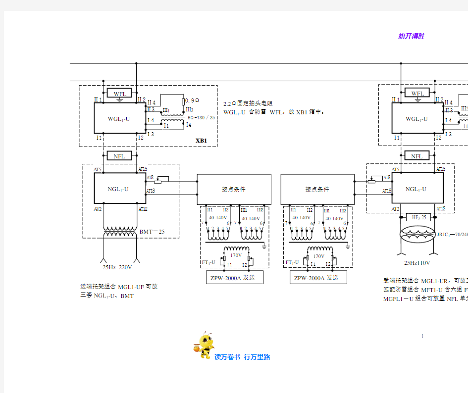 25Hz相敏轨道电路原理图