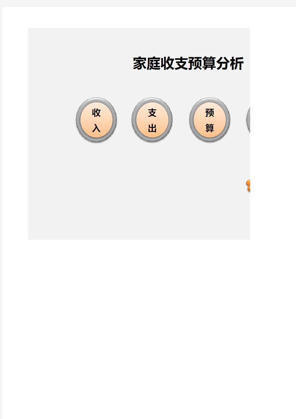 【疫情复工必备表格】家庭收支预算分析明细表格模板