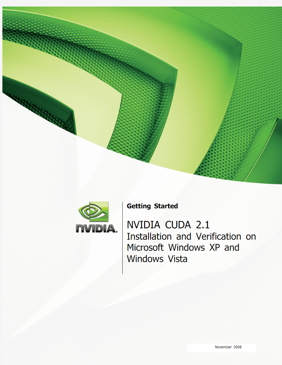 CUDA_Getting_Started_2.1_Windows