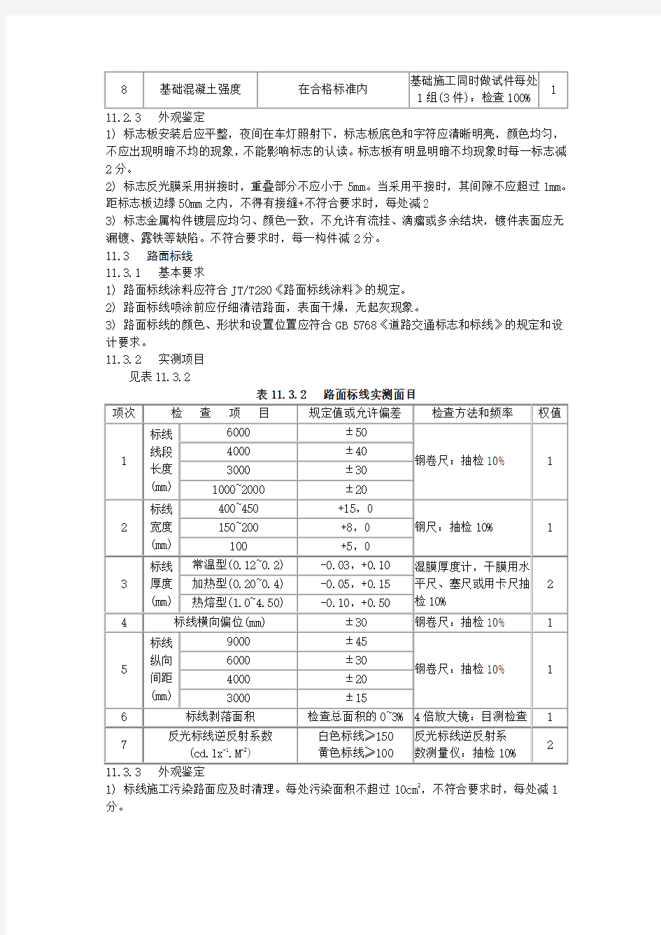 交通标志标线规范