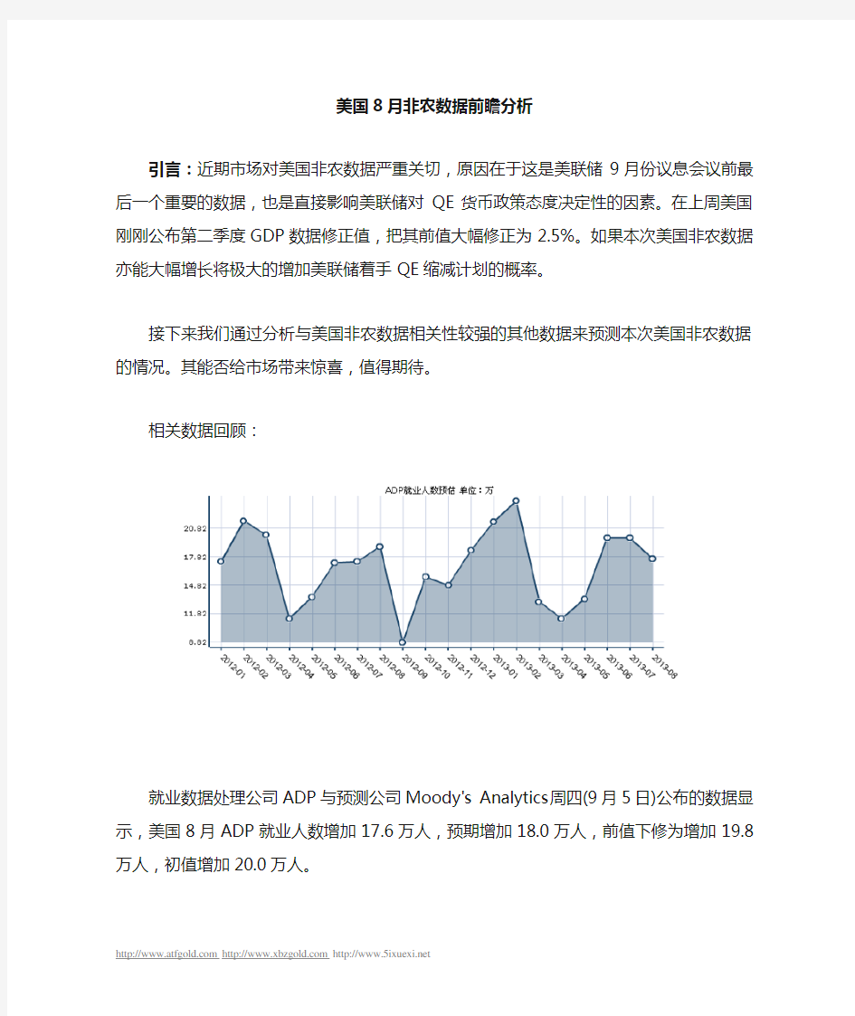 美国非农数据分析