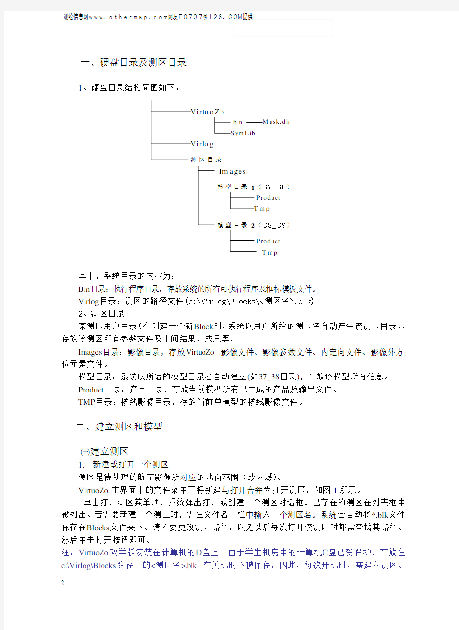 VirtuoZo_教学版_ 上机操作手册