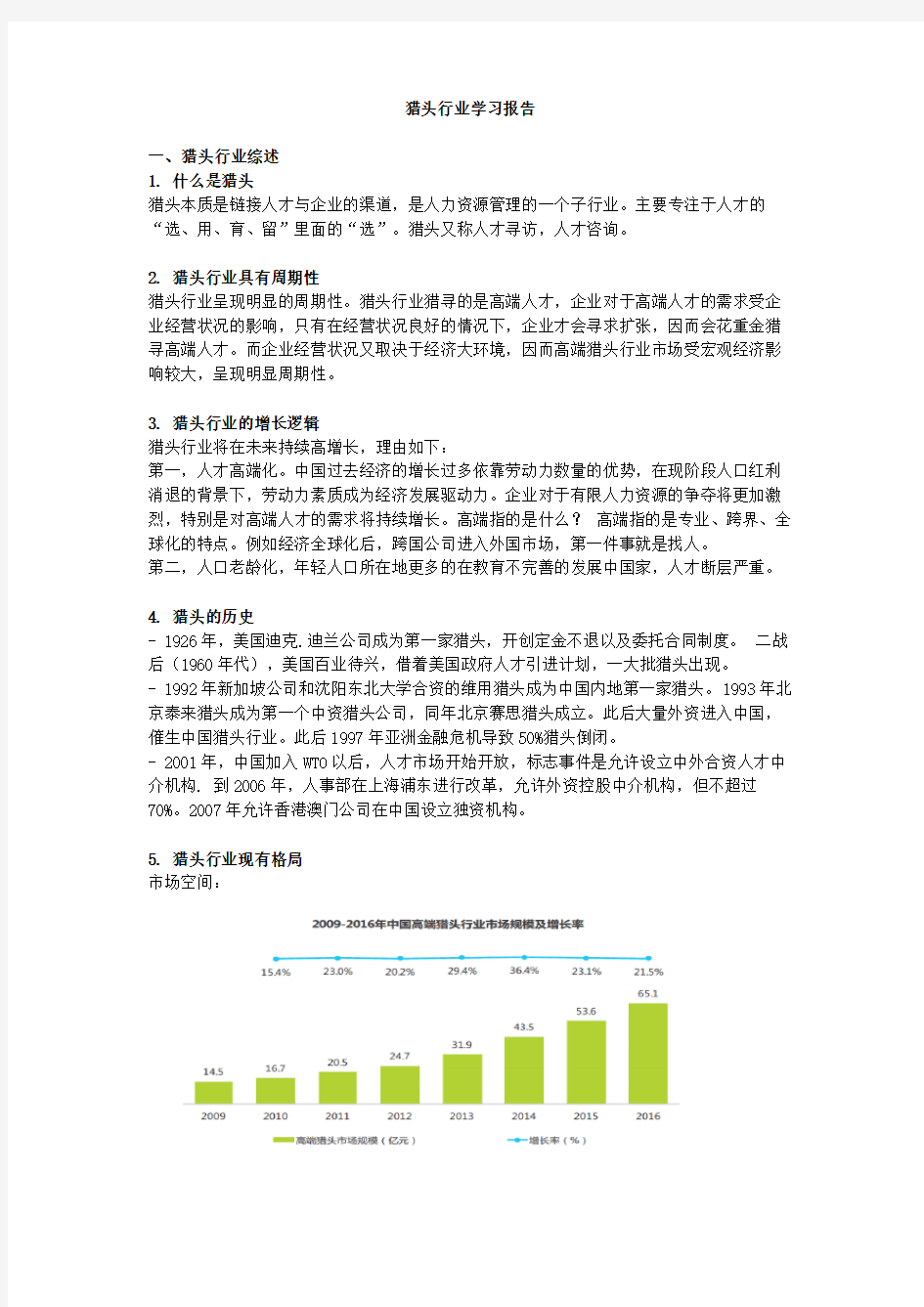 1-猎头行业学习报告