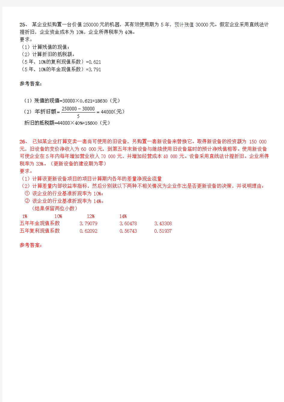 天津科技大学双学位财管(管理会计)