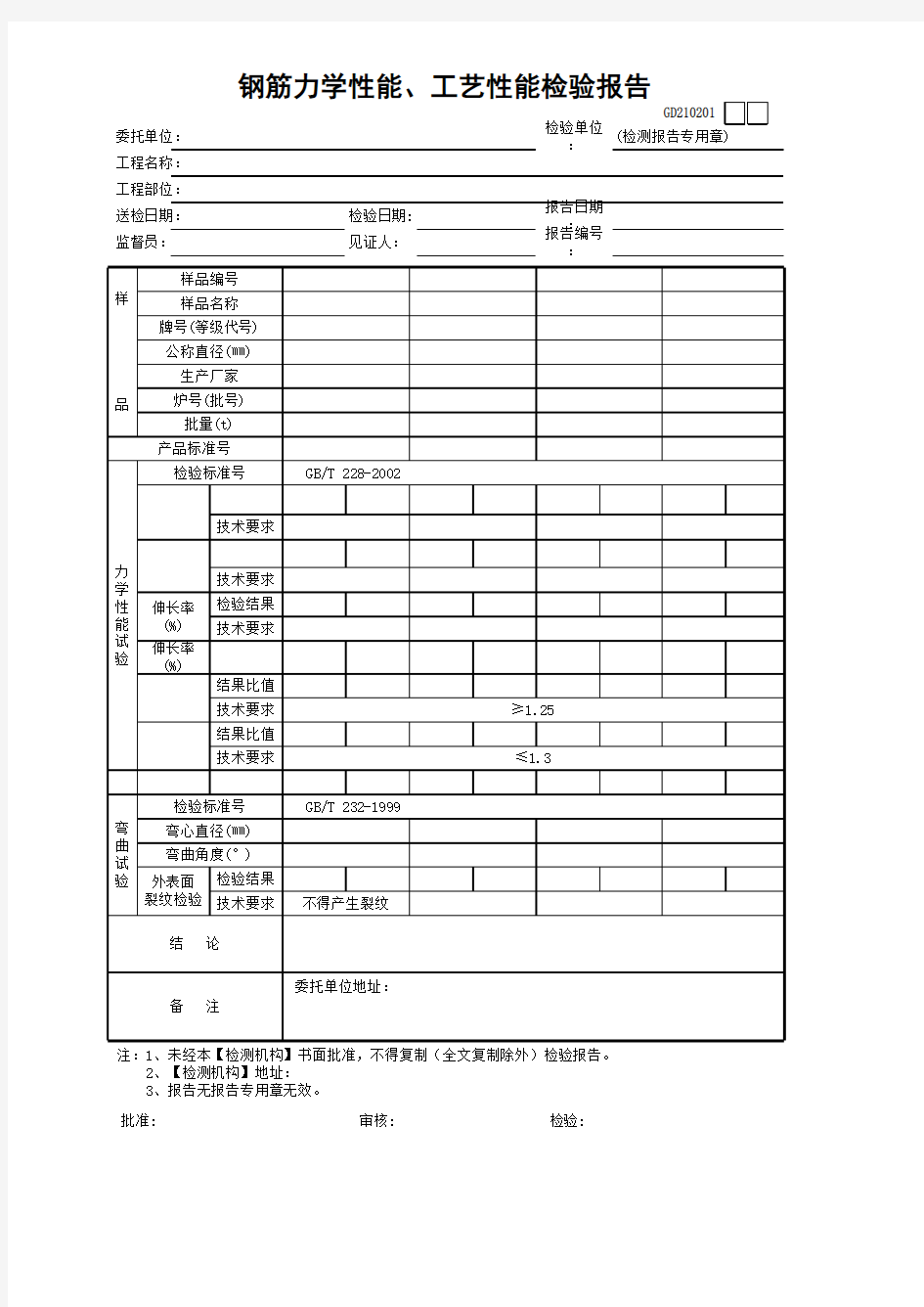 钢筋力学性能工艺性能检验报告建筑组织设计施工项目方案建筑方案