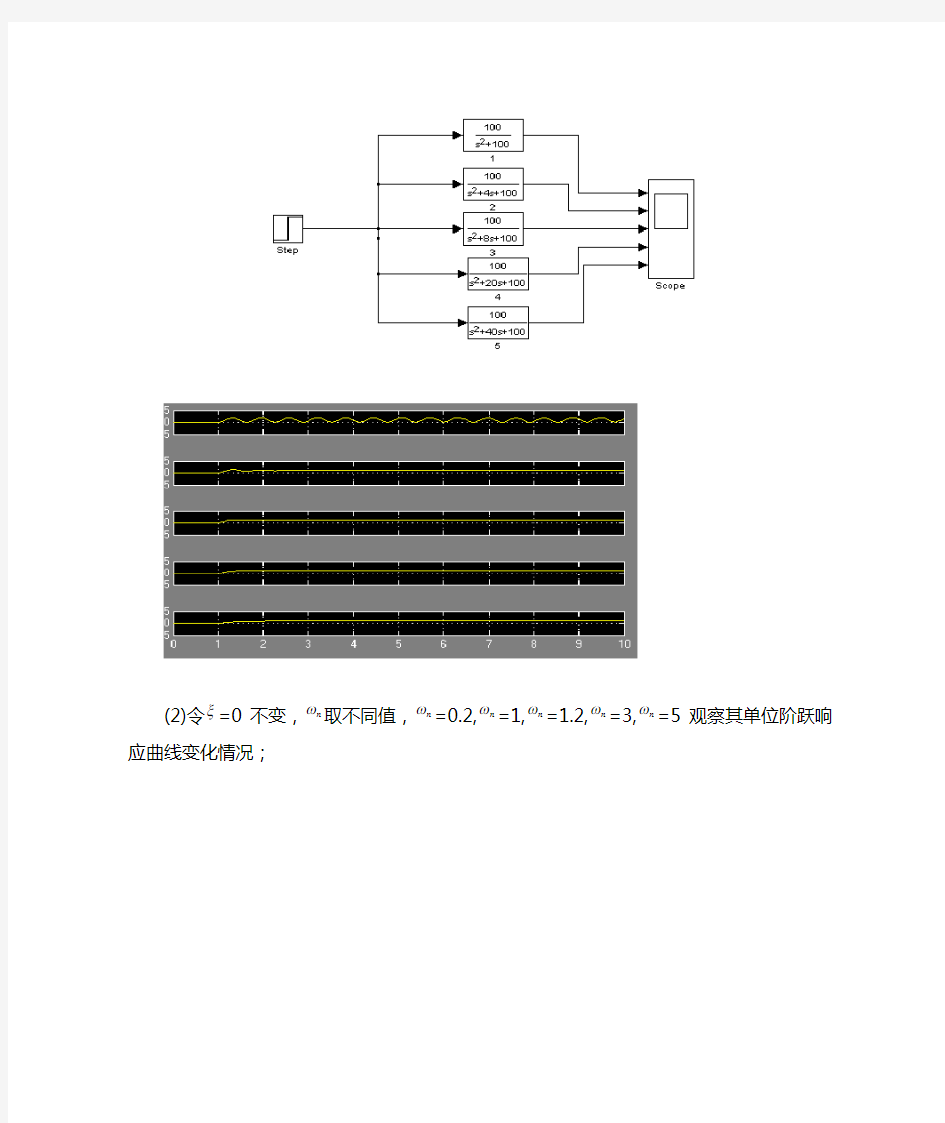 二阶系统的性能分析