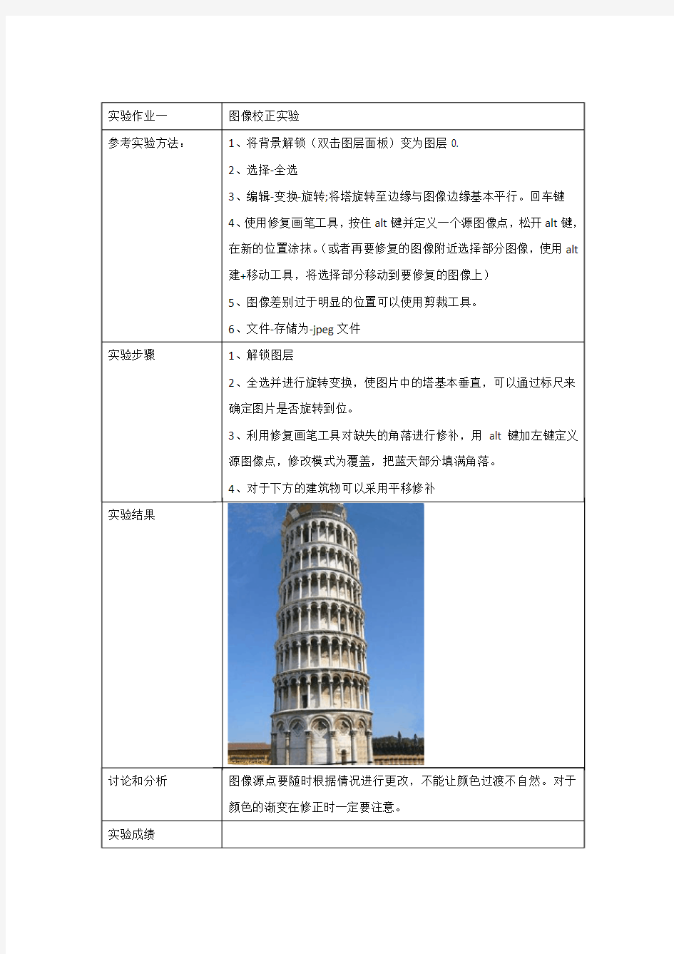 多媒体技术实验报告