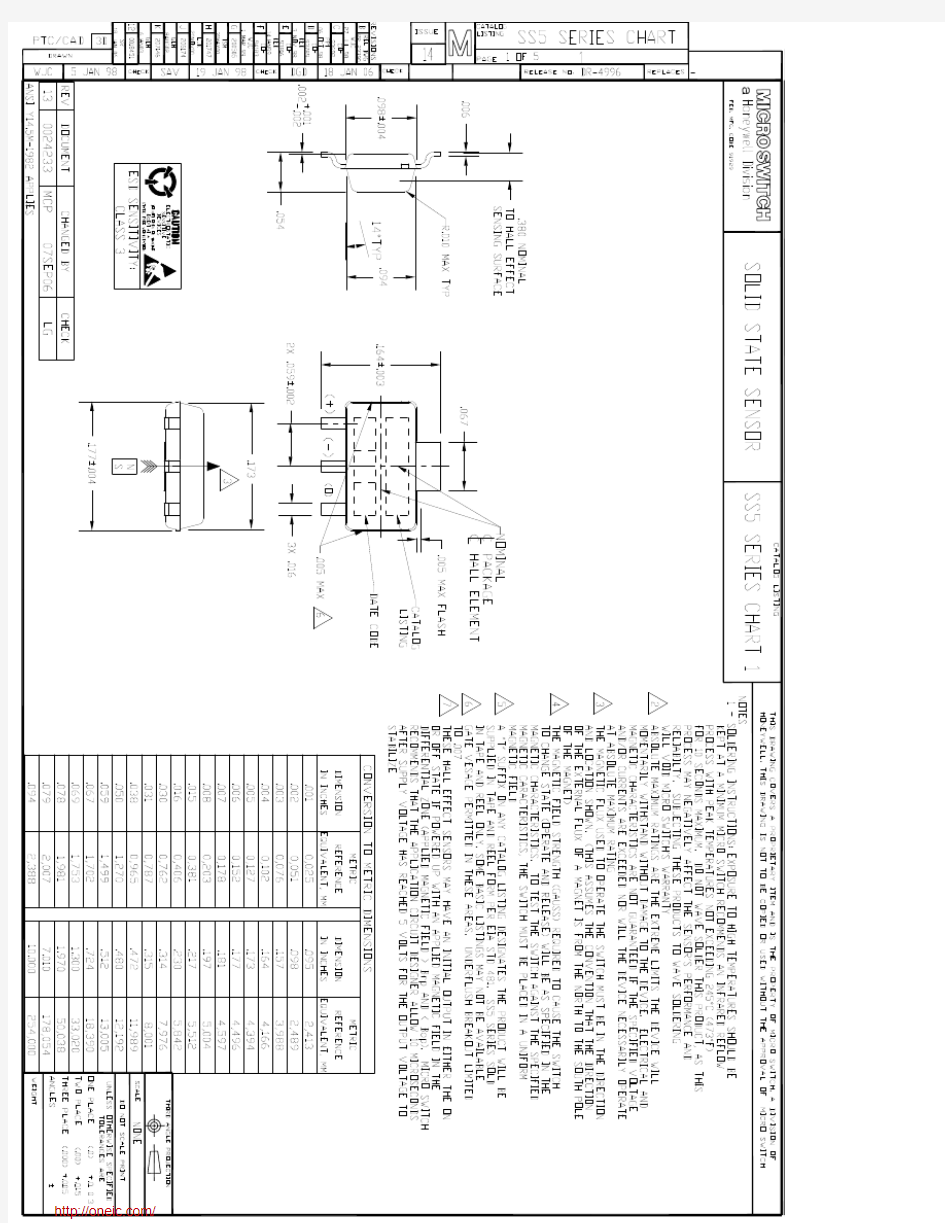 SS541AT;SS511AT;SS561AT;SS549AT;SS543AT;中文规格书,Datasheet资料