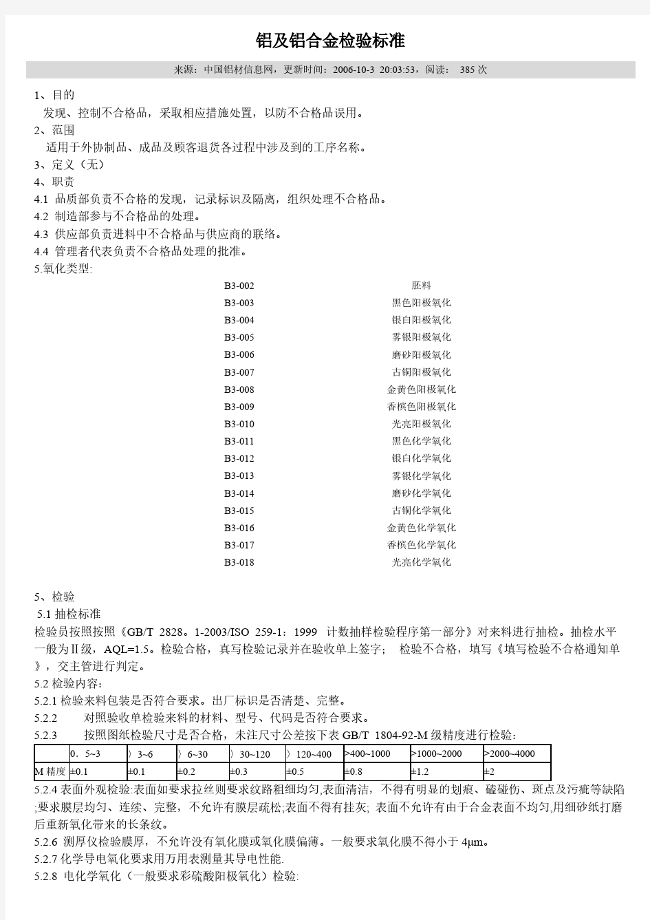 【免费下载】铝型材标准gb5237