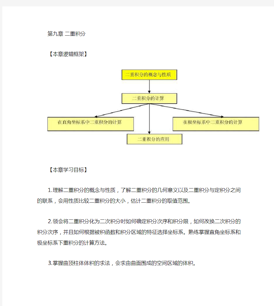 高等数学二重积分总结.