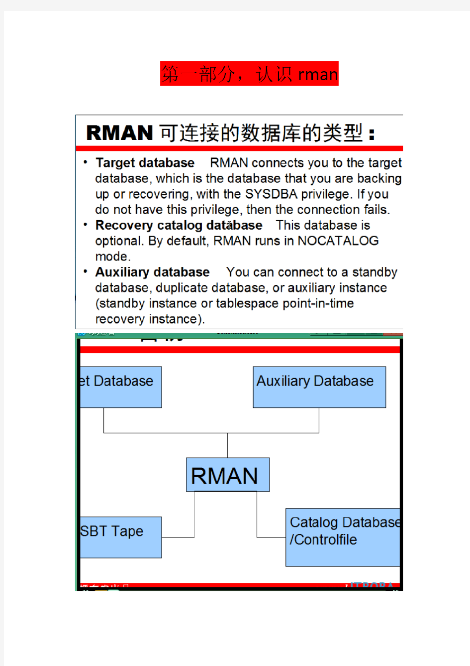 rman备份恢复详解