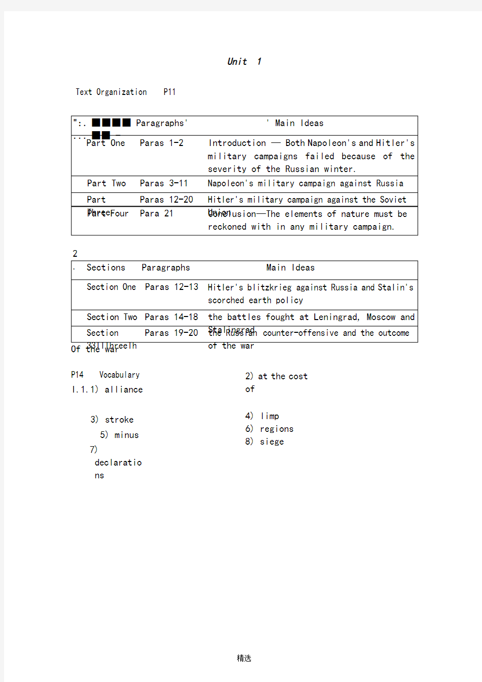 全新版大学英语第二版综合教程4课后答案全