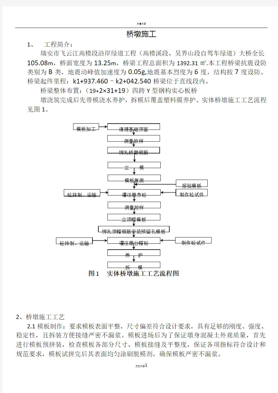 桥墩施工方案 (2)