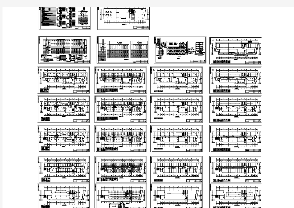 某地区大型25张办公楼全套电气施工图