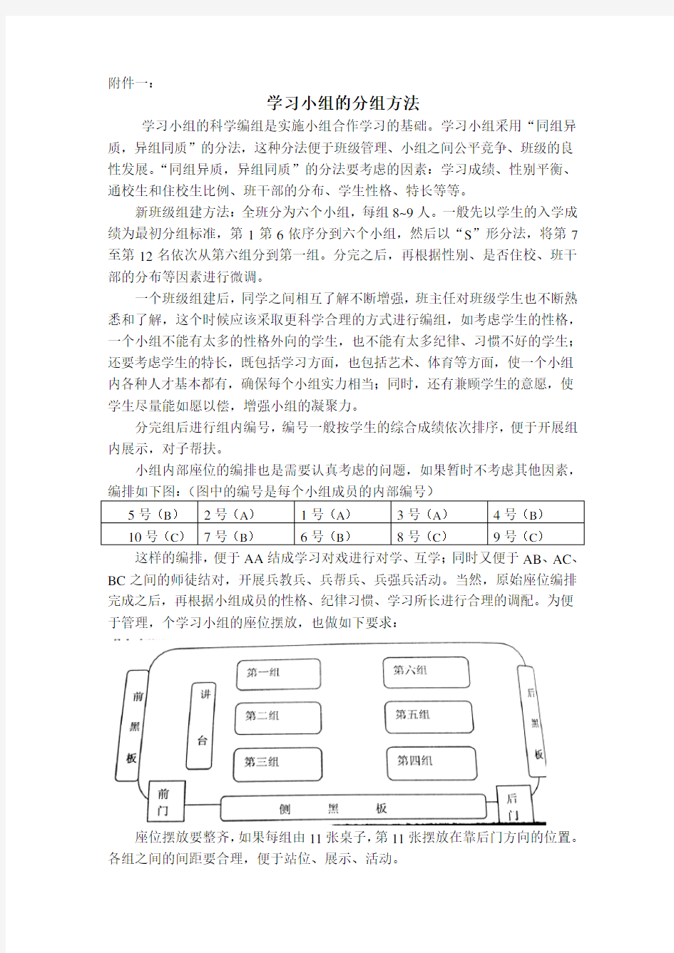 学习小组的分组方法