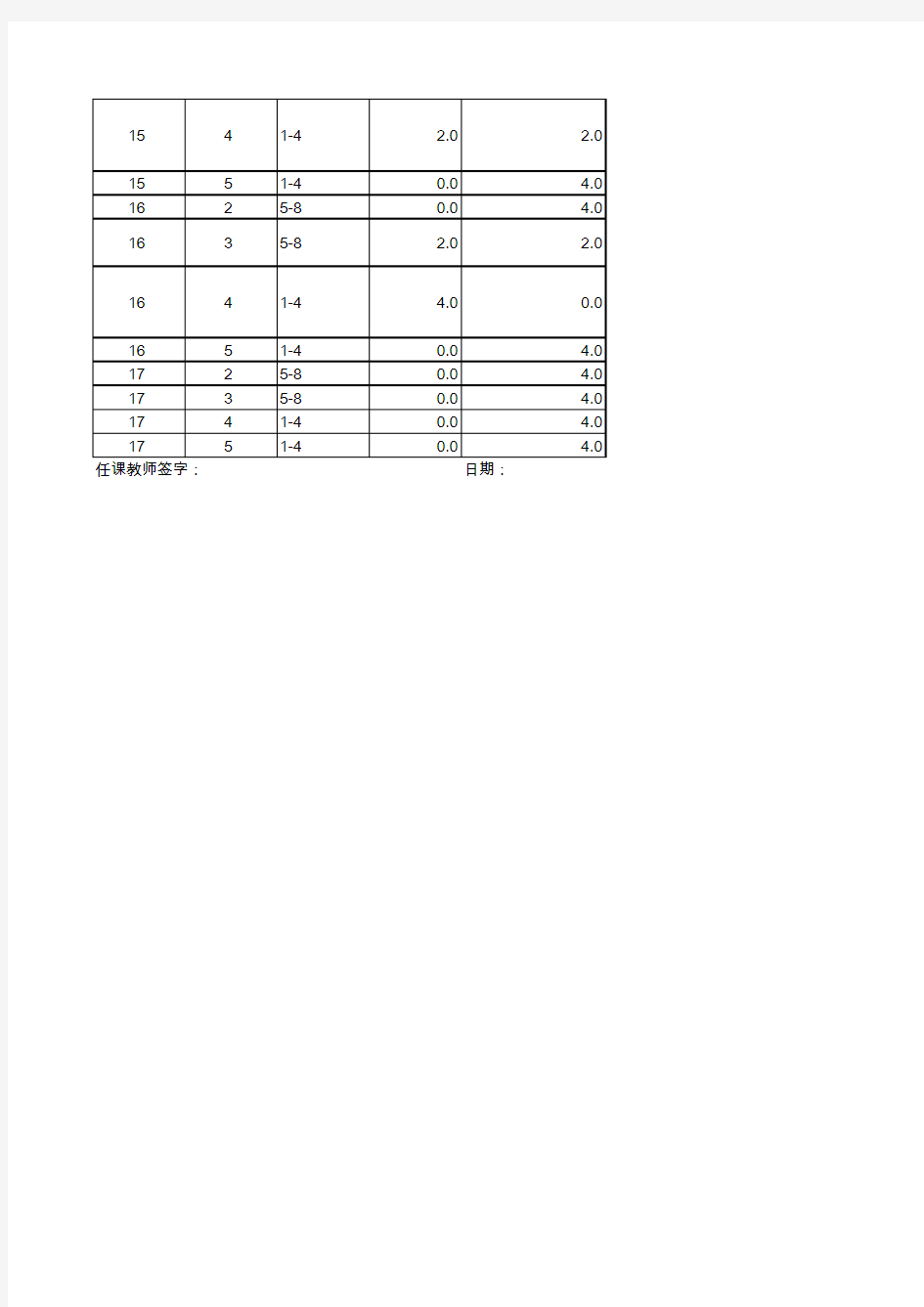 《字体与版式设计》教学进度表 授课计划表