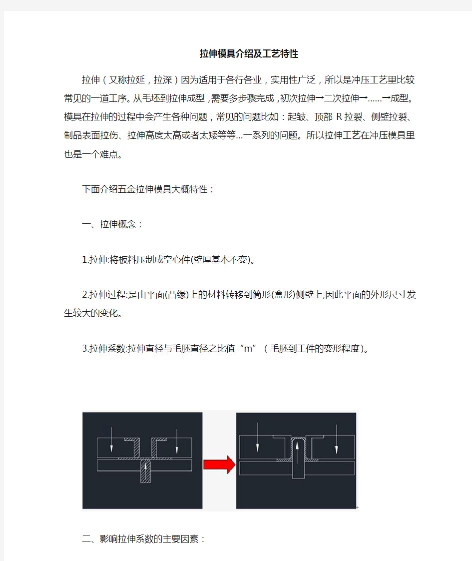 拉伸模具介绍及特性