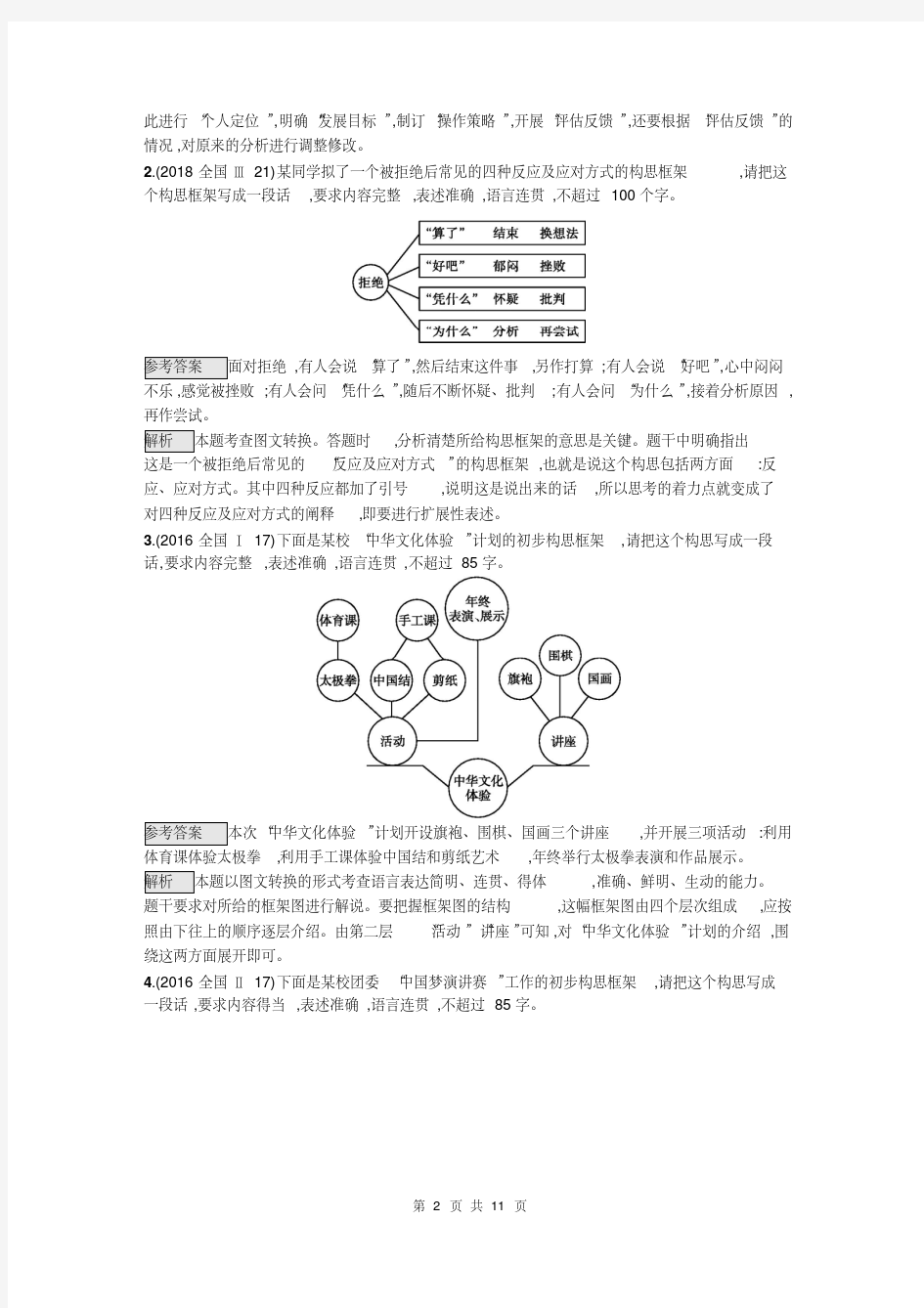 高中语文图文转换