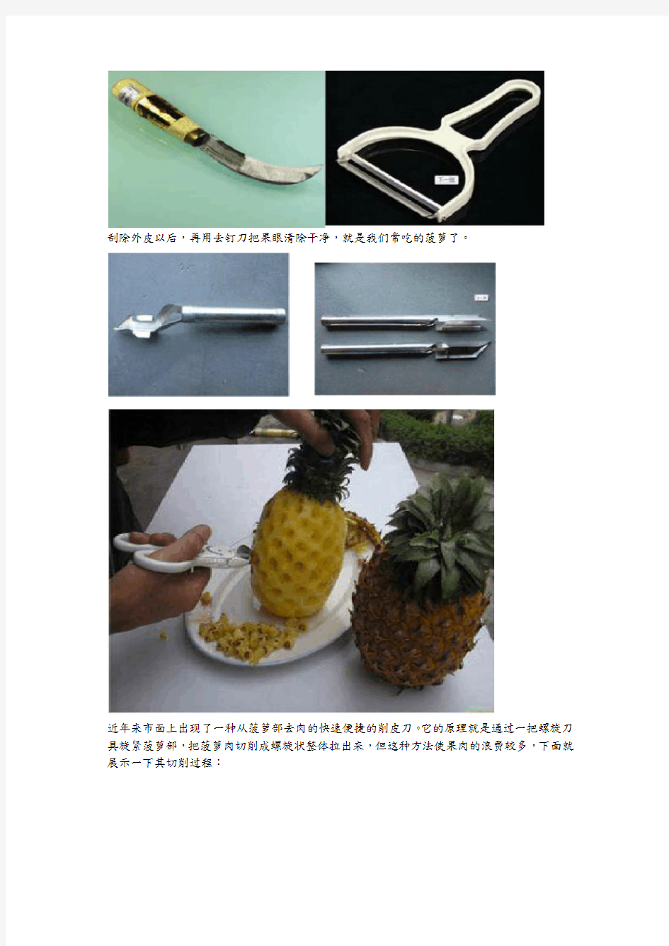 菠萝削皮机的设计毕业论文
