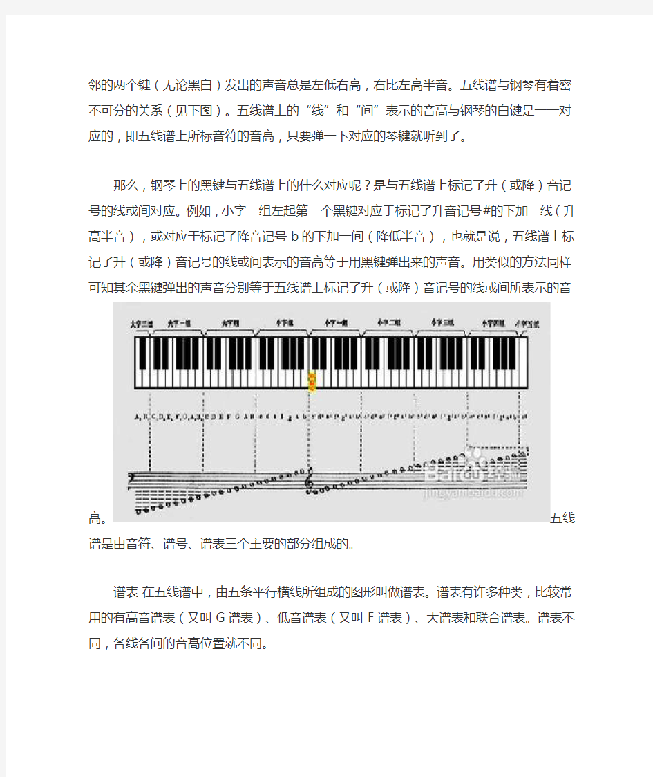 五线谱入门基础教程